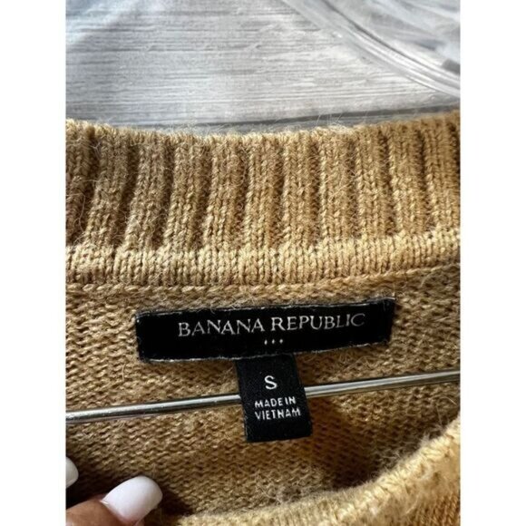 Supersoft Cotton Crew-Neck Sweater Banana Republic Small - Picture 3 of 4